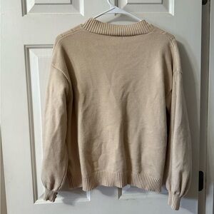 Beige Knit Sweater